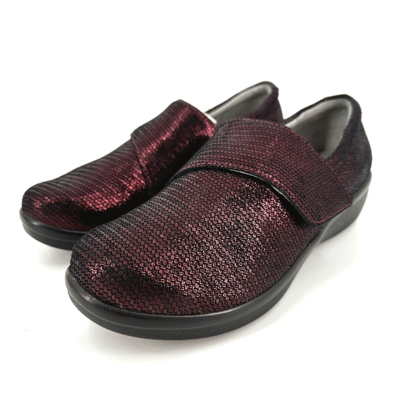 Alegria Womens Lauryn Clog Shoes Size 37/US 7 Metallic Comfort Arch Support - Picture 3 of 9